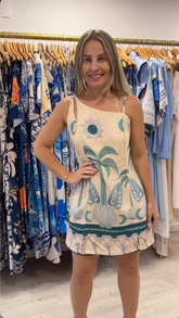 Macaquinho Raquel Coqueiro Blue